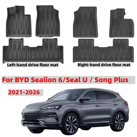 LHD & RHD for BYD Seal U/Sealion 6 /Song Plus 2023-2026 TPE Floor Mats and Cargo Liner, All Weather 