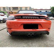 Porsche 718 Boxster Diffuser Carbon bodykit Porsche bodykit