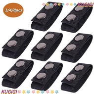KUGIGI 1/4/8Pcs Belt Keeper  Double Snaps Sports Nylon Strap