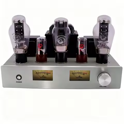LINLAI 300B 8W 2.0 Vacuum Electronic Tube Amplifier Handcrafted Point to Point Single Ended 300B Tub