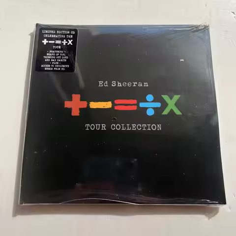 Pop Ed Sheeran Music CD《+-=÷×》TOUR COLLECTION Album Perfect Music Record Cosplay Walkman Car Soundtr