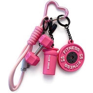 Gym Keychain, Gym Bag Accessories, With Durable Design, Stylish Pink Gym Accessories for Women and M