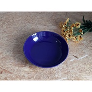 Ceramic Pasta Bowl Ceramic Pasta Bowl with Ocean Blue Glossy Motif Ceramic Pasta Bowl/