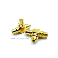 MR-6078G 0 3RCA SOCKET ADAPTOR(G)ADAPTOR