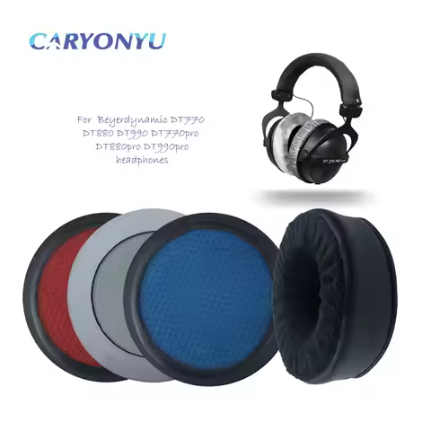 CARYONYU Replacement Earpad For Beyerdynamic DT770 DT880 DT990 DT770pro DT880pro DT990pro Headphones