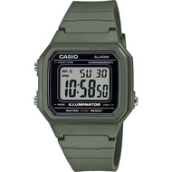 Casio Digital นาฬิกาข้อมือผู้ชาย/ผู้หญิง สายเรซิน รุ่น W-217H W-217HM ของแท้ ประกัน CMG