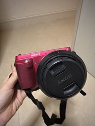 Sony 相機 Alpha NEX-F3 Pink Digital Camera with 18-55mm Lens 連鏡頭