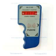 SK-C100 Wireless RF Portable Frequency Meter Scanner Counter Tester Detector Wavemeter 250MHz-450MHz