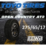 (POSTAGE) 275/65/17 TOYO OPEN COUNTRY A/T 2 NEW CAR TIRES TYRE TAYAR