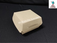Jishan Paper Burger Box (50pcs±) / Burger Container / Bekas Burger