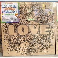 Colored Wooden Canvas 10x10 - Colormate
