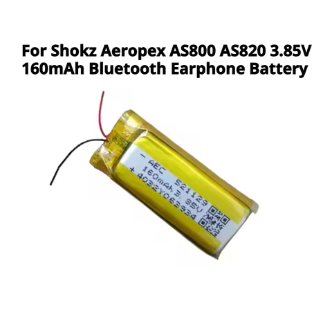 For Shokz AS800 AS820 AS803 AS810 AS660 AS650 AS661 S700 T910 3.85V 160mAh Bluetooth Earphone Batter