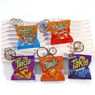 Miniature Simulation Food Toys Cheetos Potato Chips Snack Bag Keychain takis Snacks Potato Chips Pen