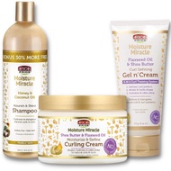 [ iiMONO ] African Pride Moisture Miracle Gel n' Cream | Shea Flaxseed Curling Cream | Honey & Cocon