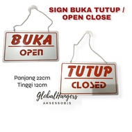 Acrylic Open Close Sign Door Display (Reversible)