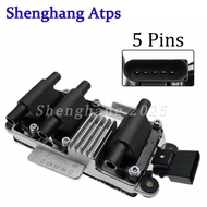 Engine Ignition Coil 078905104 078905101A 078905101 For VW Passat 1998-2005 2.8L Audi A4 A6 2.8L V6 