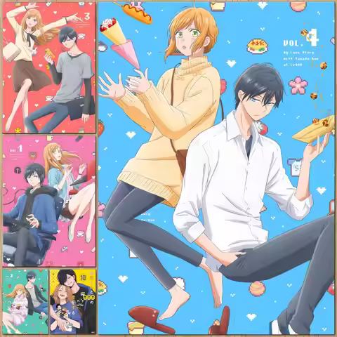 Popular M-My Love Story with Yamada-kun at Lv999 Poster HD Waterproof Self-Adhesive Wall Art Multi-S