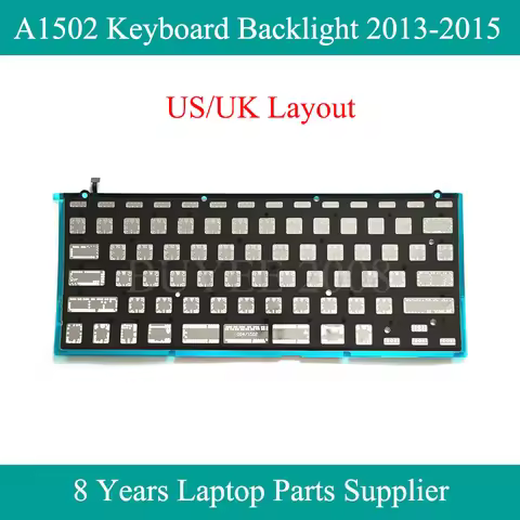 Laptop A1502 Keyboard Backlight 2013 2014 2015 Year For Macbook Pro 13.3" A1502 US UK EU Layout Keyb