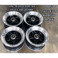 USED RIM 15 INCH BBS FOR VIOS MYVI ALZA SAGA BLM WAJA WIRA PERSONA SATRIA NEO CITY JAZZ