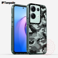 Tanpaile Camouflage กันกระแทก Matte Case สำหรับ OPPO Reno8 PRO PLUS Reno7 K10ค้นหา X5 K9x Luxury Soft TPU กันชนฝาครอบใส Capa 【Camouflage Angel Eyes】