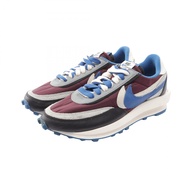 【二手】 Nike 耐克 x sacai x UNDERCOVER LD Waffle Night Maroon and Team Royal DJ4877-600 皮革麂皮 x sacai x UN