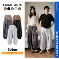 7allen Pleated Sweat Pants Core Fleece, Jogger Pants Men, Baggy Sweatpants, Toji Pants, Loose Pants