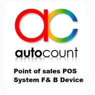 Autocount Point of sales POS System F& B Device