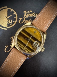 🌈🌈新返貨啦🌈🌈Vintage Rolex DateJust 1601 🤎🤎🐅罕有原裝虎眼石面🐅 🧲錶面有輕微缺陷🧲👍🏻整體靚仔👍🏻價錢反映質素 淨錶頭 🤎🤎狀態一流👍🏻👍🏻072K