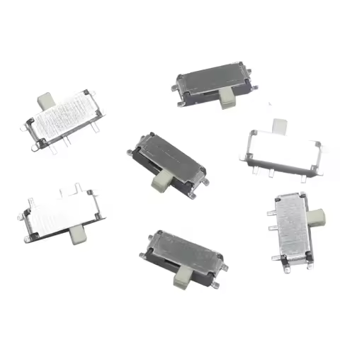 【200-50PCS】micro slide switch power supply switch small pull switch 7 p 7 needle miniature toggle sw