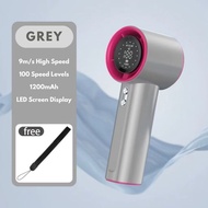π S001 Mini Handheld Fan High Speed Kipas Mini 4000mAh Turbo Digital Display Adjustable 100 Gear Win