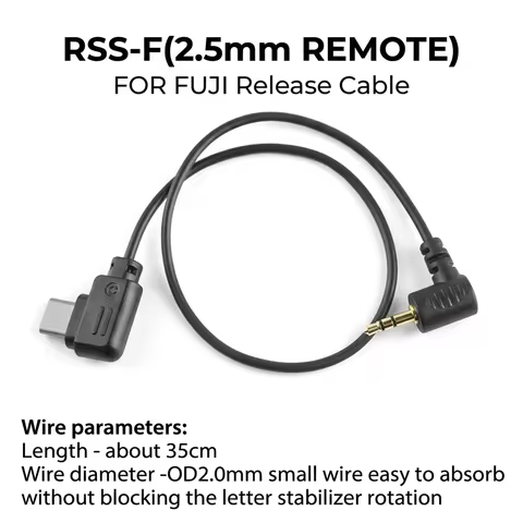 RSS-F DJI Ronin for Canon C50 80D Cable RS4 RS3 RS2 for Fujifilm Remote Shutter Release Cable for XT