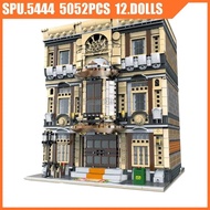 Compatible with LEGO Xb01005 5052 miếng Street View City Maritime Museum 12 búp bê khối đồ chơi gạch