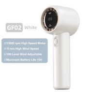 (New) GF02 Handheld Fan 199 Level Strong Wind Portable Bladeless Fan Rechargeable With Air Turbo Coo