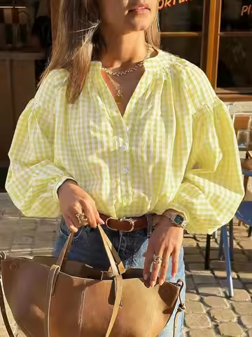 0XL-4XL Plus Size Autumn Spring Fashion Elegant Shirt Blouse Turn Down Collar 3XL 4XL Big Size Women