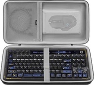 GEEKRIA TKL Keyboard Hard Shell Case, Compatible with 8BitDo Retro 87, RK Royal KLUDGE M87, Keychron