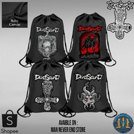 String Bag Canvas Twill Dead Squad Metal Indonesia / Drawstring Bag Gymsack Baby Canvas Twill Music 