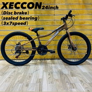 XECCON MOUTAIN BIKE 3x7SPEED BASIKAL 24inch/Basikal Budak 10tahun ke atas/Basikal murah mtb/Basikal 