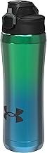 Under Armour 18oz Beyond Stainless Steel Water Bottle, Vacuum Insulated, Self Draining Protective Cap, Leak Proof, For Kids &amp; Adults, All Sports, Gym