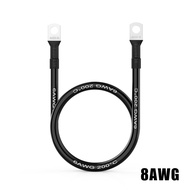 CONEPY Battery Power Inverter Cables 2AWG 4AWG 6AWG 8AWG Silicone Tinned Copper Wire M6/8/10 For Sol