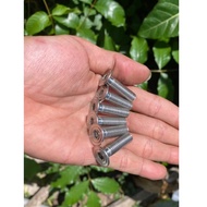 Slim L bolt m8 / bolt 12 / thread 12 probolt slim stainless MADE IN NGANJUK length 2cm to 8cm