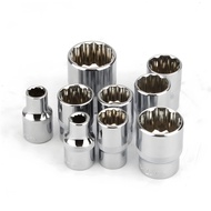 MATA 1/2 Socket Wrench 1/2 Inch 8-32mm Chrome Vanadium Socket Wrench 6553 Socket Wrench Set