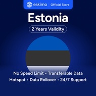 Eskimo Estonia eSIM 1-10GB | 2 Year Validity | How to Redeem in Description
