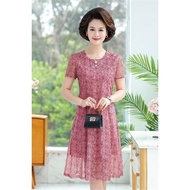 Mom Summer Dress Floral Mesh 2025dkifjsfd3f6d3d222f33my20251129