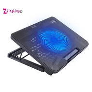 Laptop Cooler Cooling Pad, Portable USB Powered Laptop Notebook Cooler Cooling Pad Stand Chill Mat with 1 Blue LED Fans