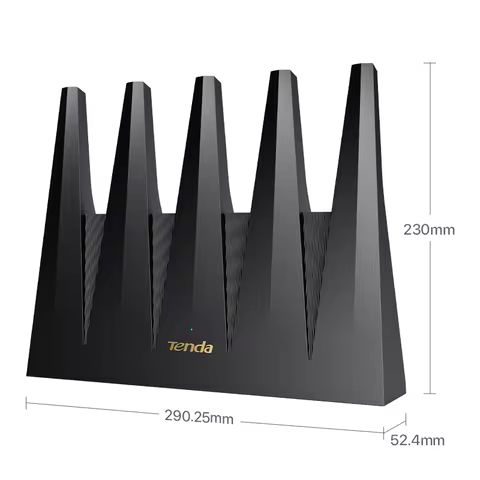 TENDA BE12 Pro BE7200 Dual-Band Wi-Fi 7 Router quad-core MLO Dual 2.5G network ports Xtra Range 3.0 