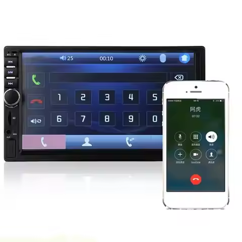 E21C 7010B 7012B 7018B 2 Din Car Multimedia Player Mp5 Bluetooth-compatible Playback