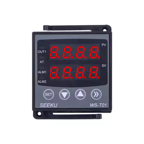 RS485 MODBUS 6 alarm pattern controller T01 PT100 K type thermal couple 4-20mA 0-10V input 220VAC/24
