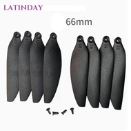 LATINDAY Remote Control Drone Parts, Black Plastic Folding Propeller Blades, Universal 58mm/66mm Qua