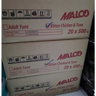 Malco Kitten 500GR x 20pcs (1 Box / Box) Wholesale - Dry Cat Kitten Food Chicken Tuna Flavor Dry Foo