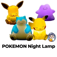 [POKEMON] Korea Pokemon Mini Night Mood Light Sleeping Lamp Pikachu, Eevee, Snorlax, Ditto Figure